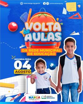 VOLTA ÀS AULAS NA REDE MUNICIPAL DE EDUCAÇÃO SERÁ SEGUNDA-FEIRA, 4 DE AGOSTO VOLTA ÀS AULAS NA REDE MUNICIPAL DE EDUCAÇÃO SERÁ SEGUNDA-FEIRA, 4 DE AGOSTO