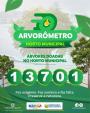 ARVORÔMETRO MOSTRA SUCESSO DA CAMPANHA “ADOTE UMA ÁRVORE”
