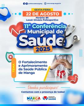 11ª CONFERÊNCIA MUNICIPAL DE SAÚDE DE MANGA